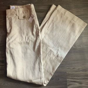 NWT GAP high rise linen pants